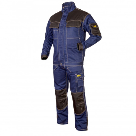 NERIJUS (KME) Костюм (куртка/п.комбинезин), мужской, смес, СОП, лето, синий/черный,  Talis 